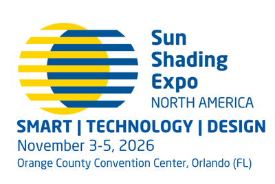 Logo der Sun Shading Expo North America, 3.–5. November 2026, Orange County Convention Center, Orlando (FL)